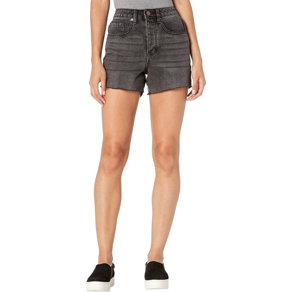 O'Neill Kellerman Jean Shorts Washed Black Distressed NWT